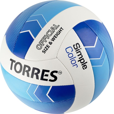 Купить Мяч волейбольный Torres Simple Color любительский р.5 в Кушве 